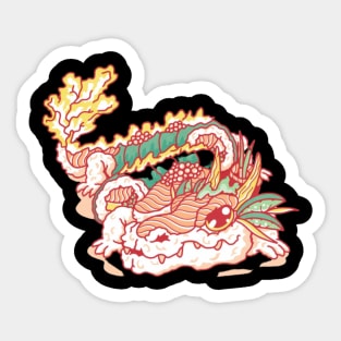 Sushi Dragon Sticker